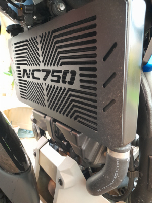 radiator guard fitted to 2021 honda nc750x