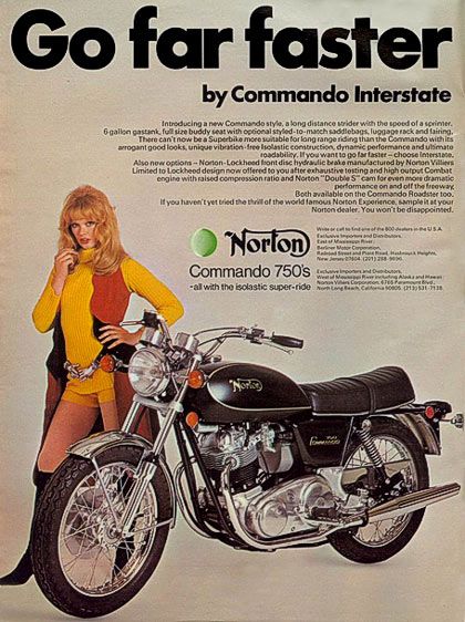 advert for norton commando