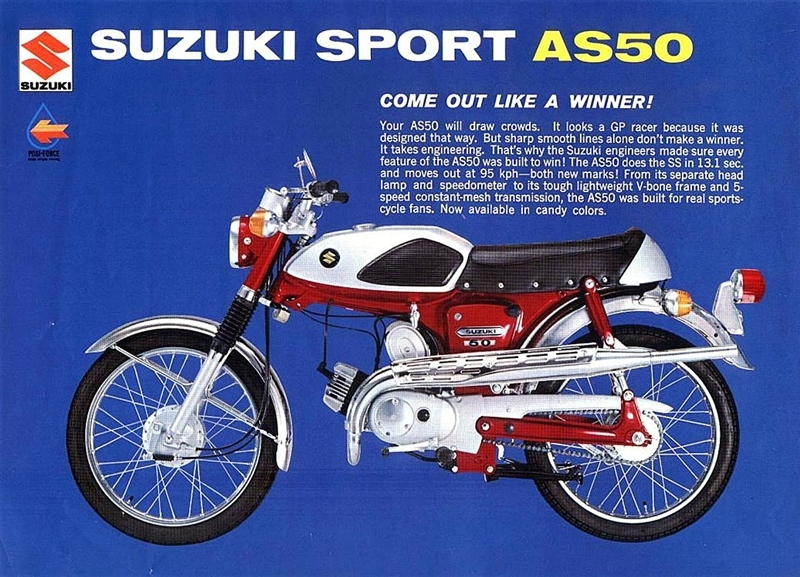 70's suzuki 50cc bike