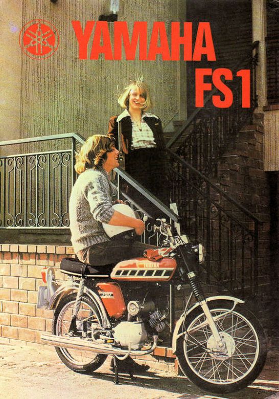 advert for yamaha fs1e moped