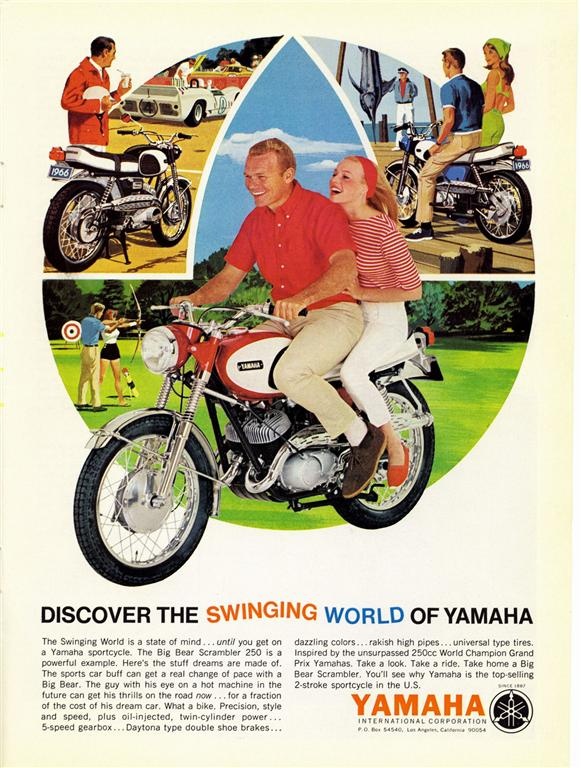 advert for yamaha motorbikes