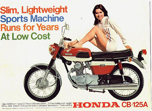 advert for honda cb125a