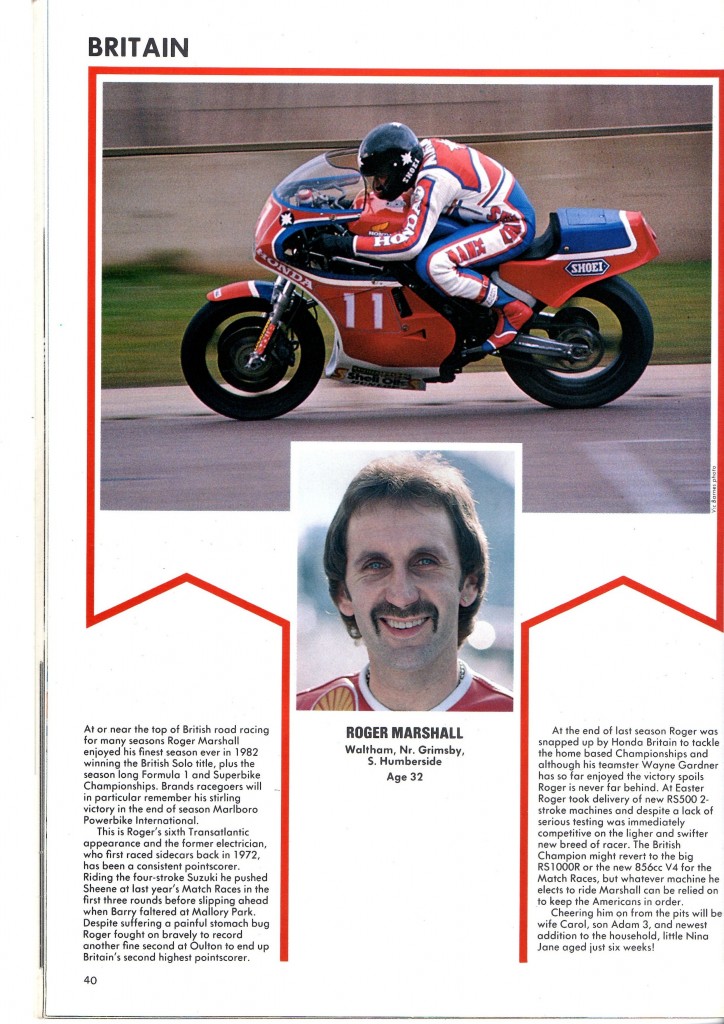 transatlantic trophy programme roger 'reg' marshall